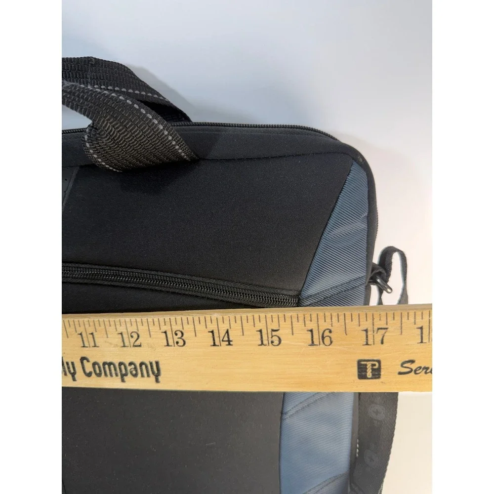 SwissGear The Sherpa Laptop Messenger Bag Black Blue Business Briefcase 27501060